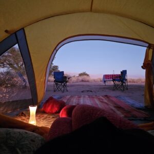Campamento en el Salar de Atacama