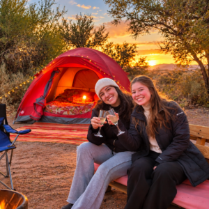 Campamento en el Salar de Atacama